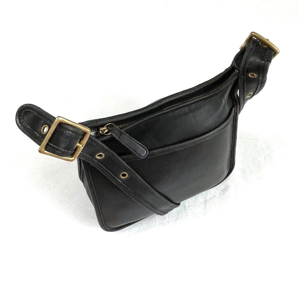 Vintage Coach Black Classic Legacy large shoulder bag - Picture 5 of 13